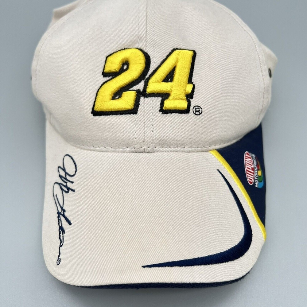 Dupont Motorsports Jeff Gordon #24 Adjustable Hat NASCAR Chase Authentics EUC